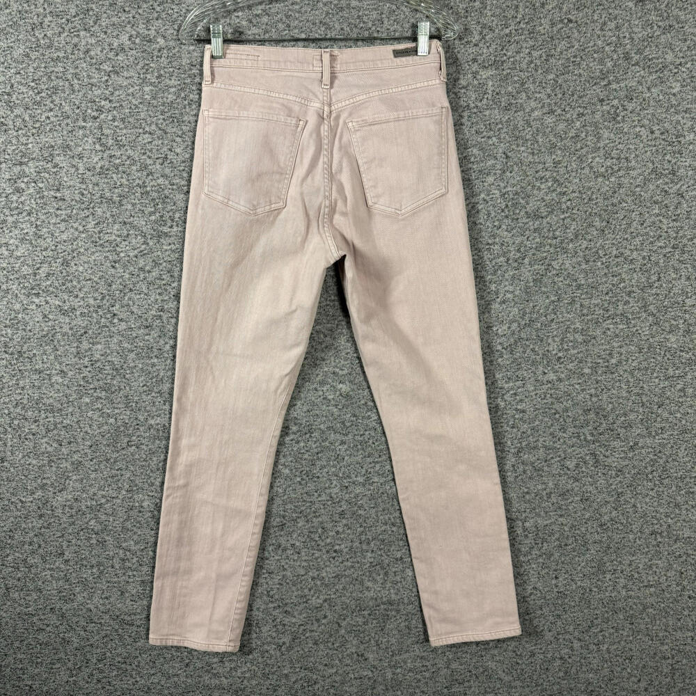 Citizens Of Humanity Size 26 Pink Denim Olivia High Rise Slim Ankle Jeans - Picture 2 of 10